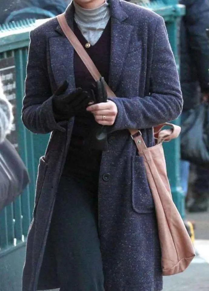 MARRIAGE STORY (NICOLE BARBER) SCARLETT JOHANSSON WOOL COAT