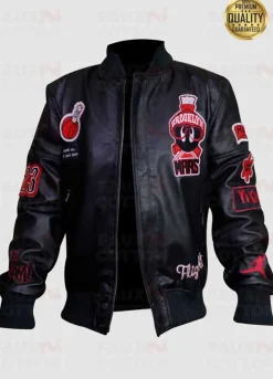 Marvin The Martin Air Jordan Bomber Leather Jacket