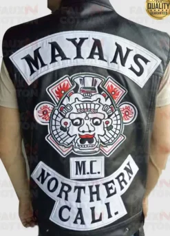 MAYANS M.C. JD PARDO ( EZEKIEL REYES ) LEATHER VEST