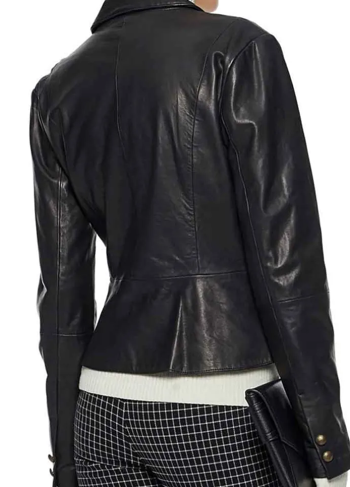 Mädchen Amick Riverdale (Alice Cooper) Black Leather Blazer