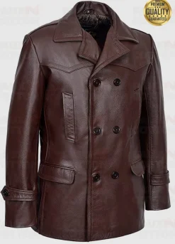 Men German Kriegsmarine Submarine U Boat Leather Jacket