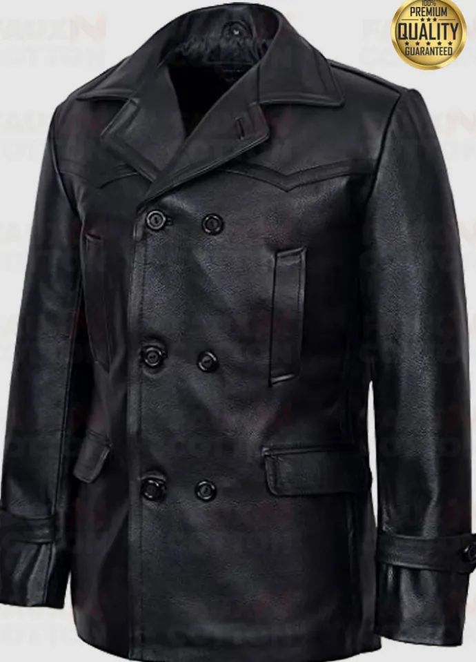 Men German Kriegsmarine Submarine U Boat Leather Jacket