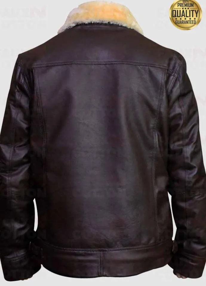 Men’s Aviator B3 RAF Flying Cockpit Genuine Sheepskin Bomber Jacket