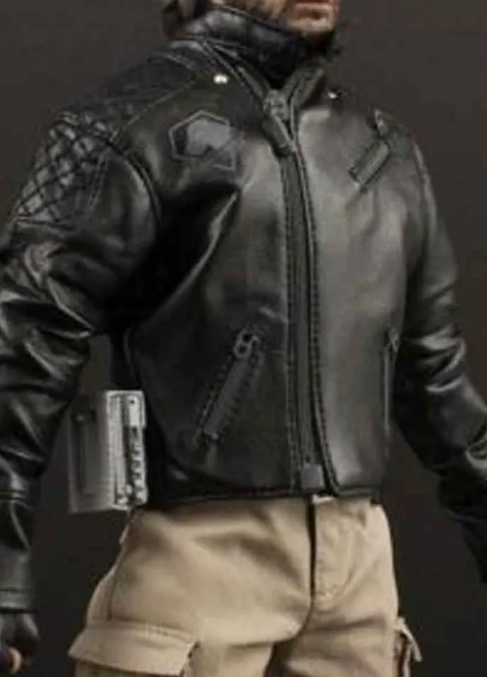 METAL GEAR SOLID 5 (VENOM SNAKE) KIEFER SUTHERLAND LEATHER JACKET