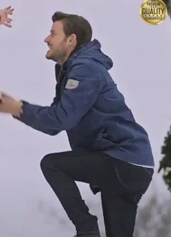 Midnight at the Magnolia Jack Russo Blue Cotton Jacket