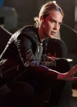 Midnight Texas Arielle Kebbel Black Leather Jacket