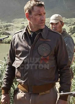 Midway Ed Skrein Bomber Leather Jacket