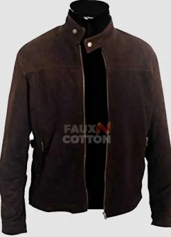 Mission Impossible 3 Tom Cruise  Brown Suede Jacket
