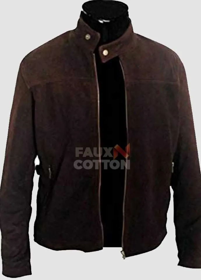 Mission Impossible 3 Tom Cruise Brown Suede Jacket