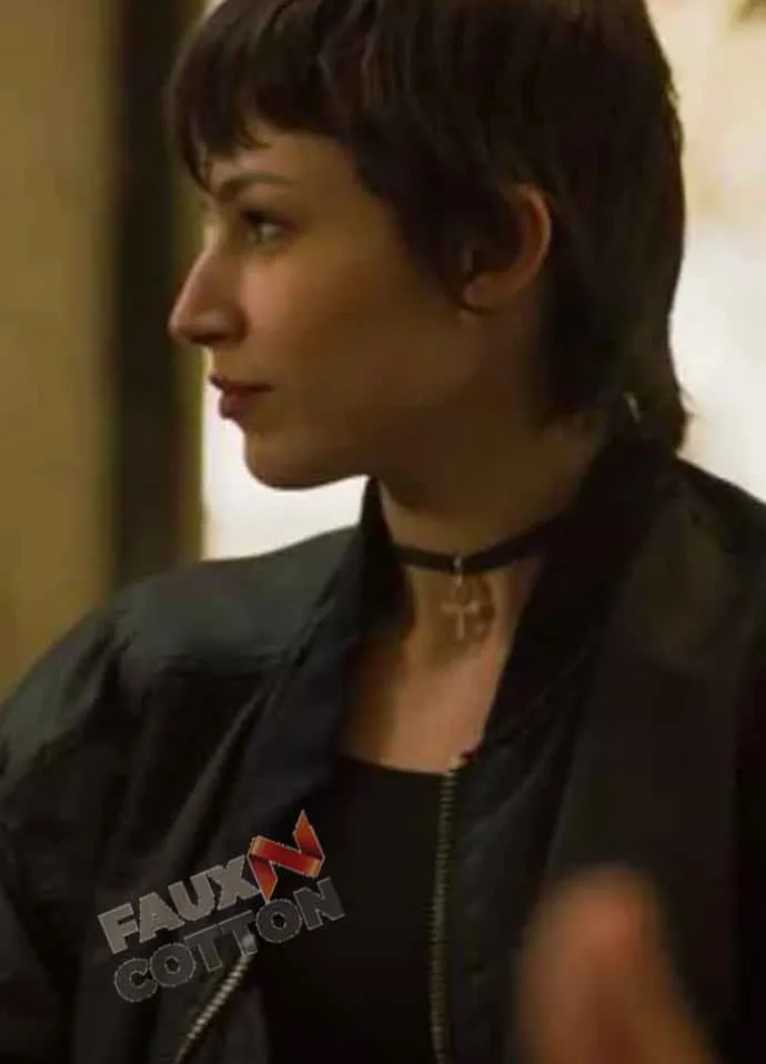 Money Heist Úrsula Corberó (Tokio) Black Cotton Jacket
