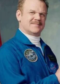 Moonbase 8 John C. Reilly Cap Blue NASA Jacket
