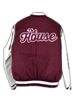 MOREHOUSE COLLEGE MOTTO 2.0 WHITE & MAROON VARSITY JACKET