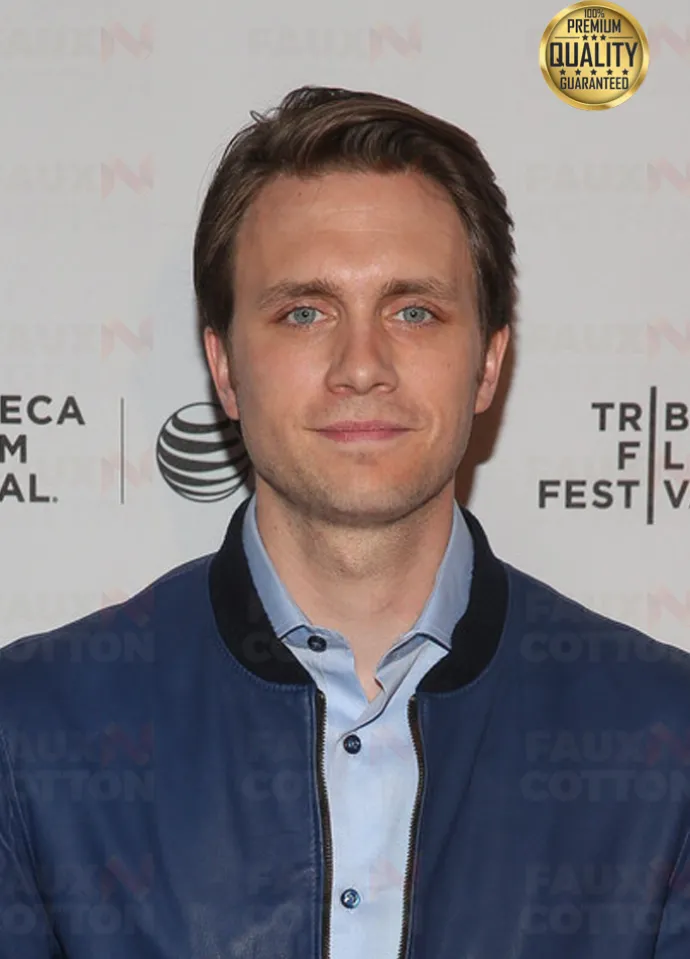 Mr Robot Martin Wallstrom ( Tyrell Wellick ) Blue Bomber Jacket