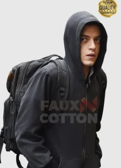 Mr Robot Rami Malek ( Elliot Alderson ) Hoodie Jacket