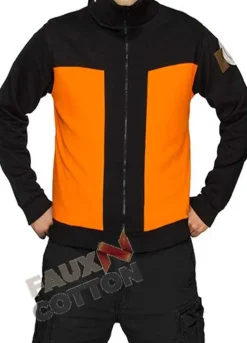 Naruto Shippuden Uzumaki Naruto Orange Cotton Jacket