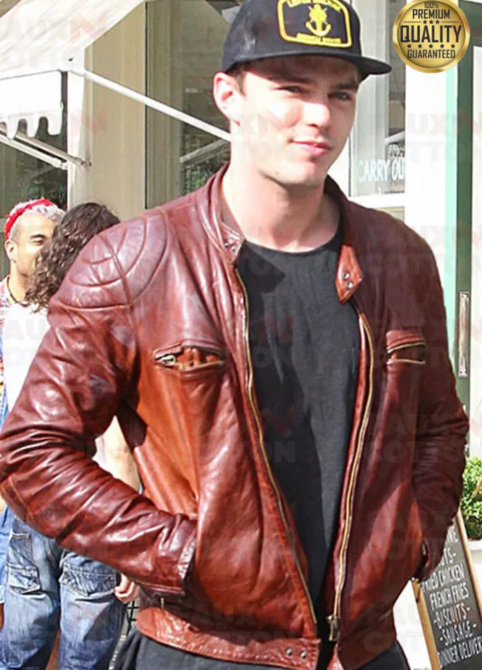 NICHOLAS HOULT MAD MAX FURY ROAD NUX LEATHER JACKET