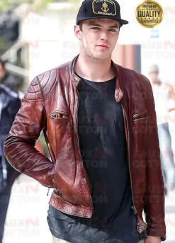 NICHOLAS HOULT MAD MAX FURY ROAD NUX LEATHER JACKET