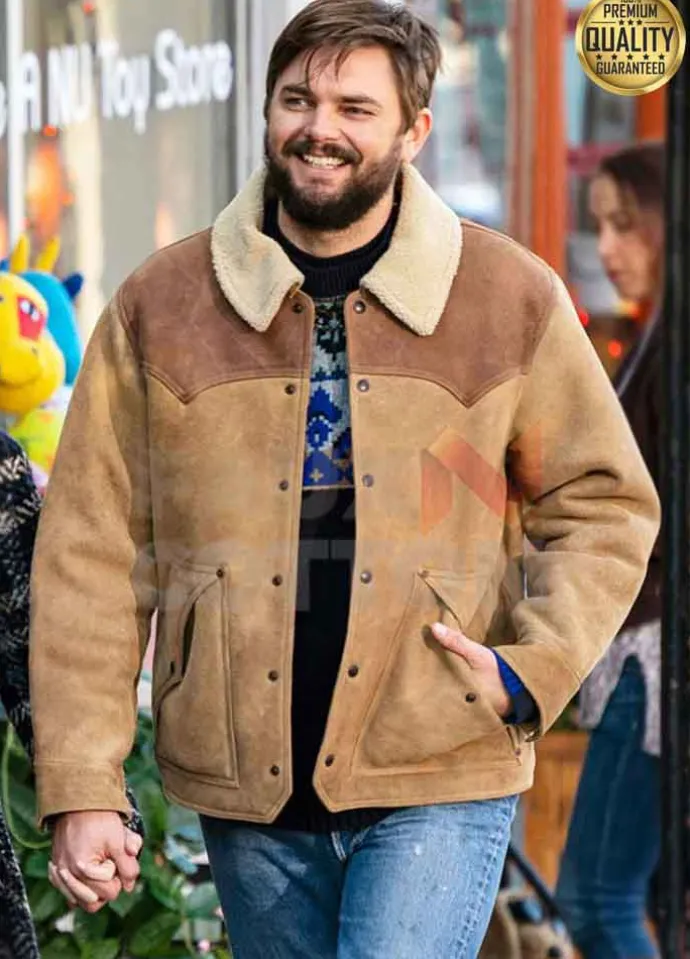 Nick Thune Love Life Magnus Suede Leather Jacket