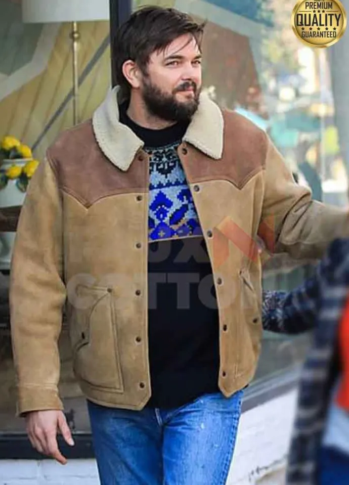 Nick Thune Love Life Magnus Suede Leather Jacket