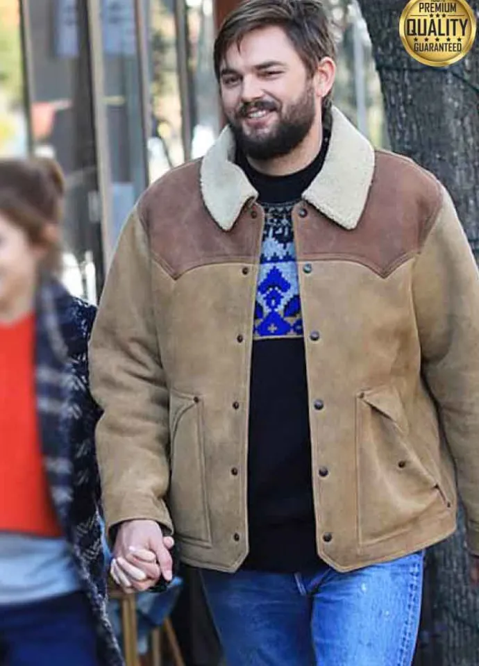 Nick Thune Love Life Magnus Suede Leather Jacket
