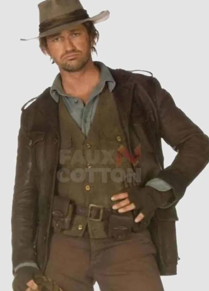 Nim's Island Gerard Butler Leather Jacket