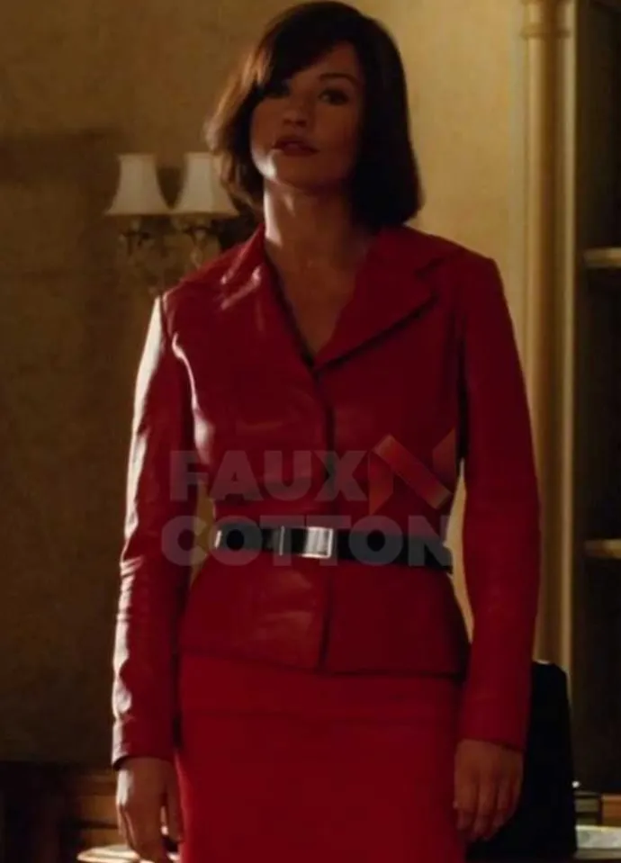 Ocean's Twelve Catherine Zeta-Jones Leather Jacket