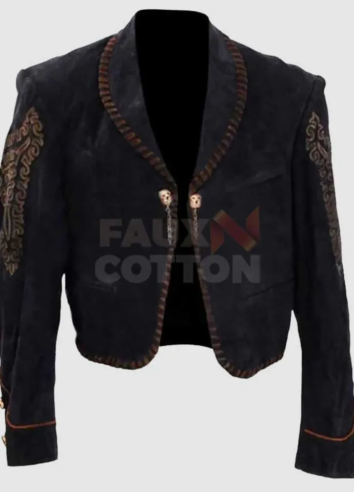Once Upon A Time In Mexico Antonio Banderas Black Jacket