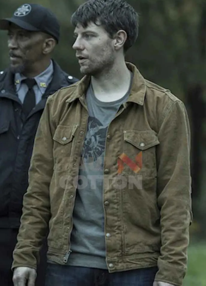 Outcast Patrick Fugit Brown Jacket