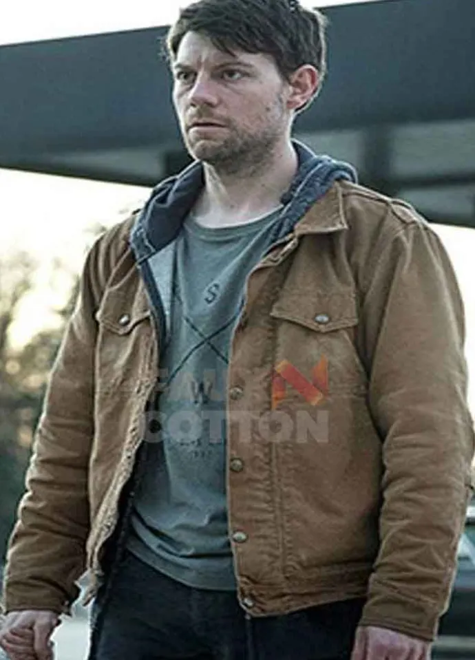 Outcast Patrick Fugit Brown Jacket