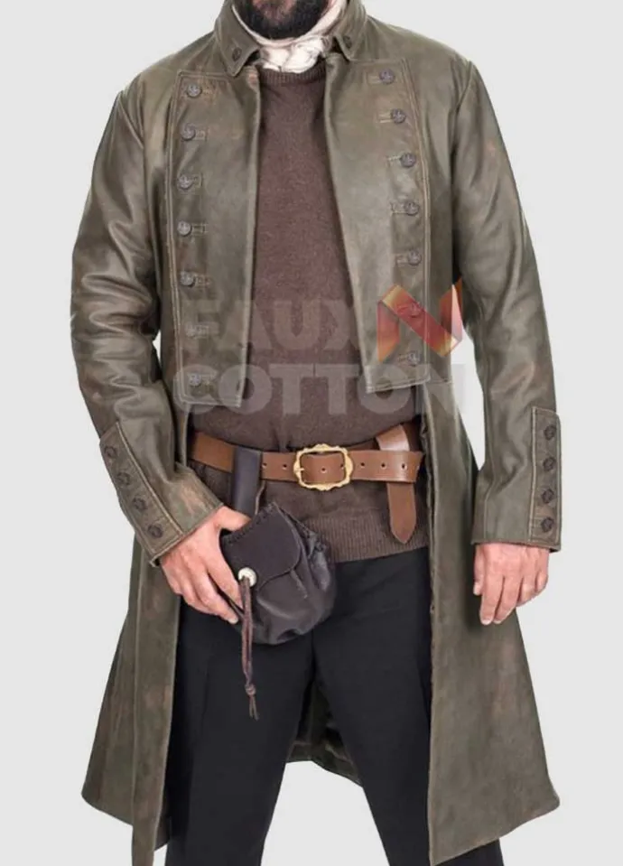 Outlander Sam Heughan Leather Coat