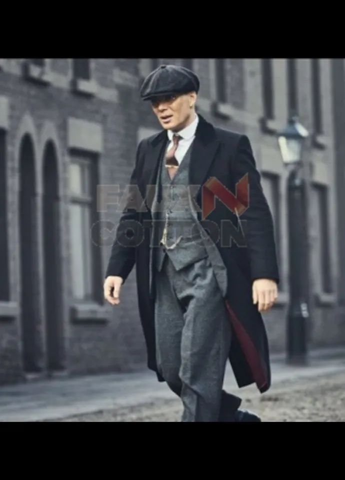 PEAKY BLINDERS PAUL ANDERSON (ARTHUR SHELBY) TRENCH COAT