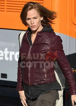 PEPPERMINT RILEY (JENNIFER GARNER) LEATHER JACKET