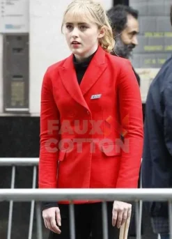 Pokemon Detective Pikachu Kathryn Newton Red Coat