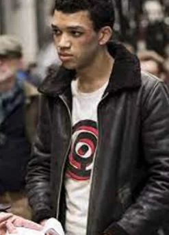 POKÉMON DETECTIVE PIKACHU (TIM GOODMAN) JUSTICE SMITH BLACK JACKET