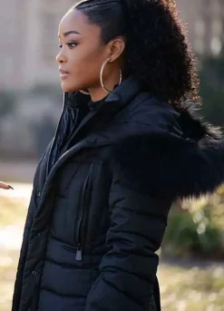 Power Book II Ghost (Diana Tejada) LaToya Tonodeo Black Parka Jacket