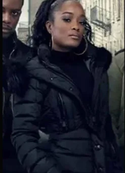Power Book II Ghost (Diana Tejada) LaToya Tonodeo Black Parka Jacket