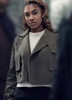 Power Book II Ghost (Lauren) Paige Hurd Green Wool Jacket