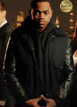 Power Book II Ghost Tariq St. Patrick Black Leather Jacket