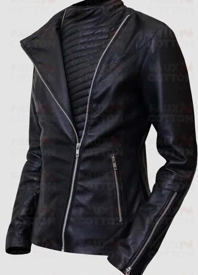 Power Lela Loren Leather Jacket