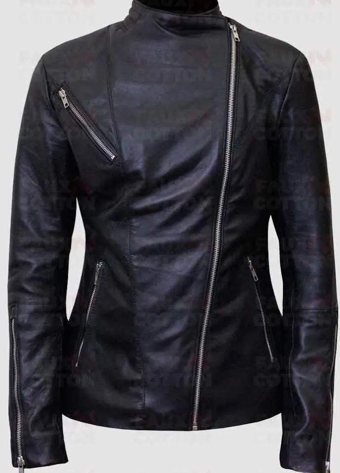 Power Lela Loren Leather Jacket