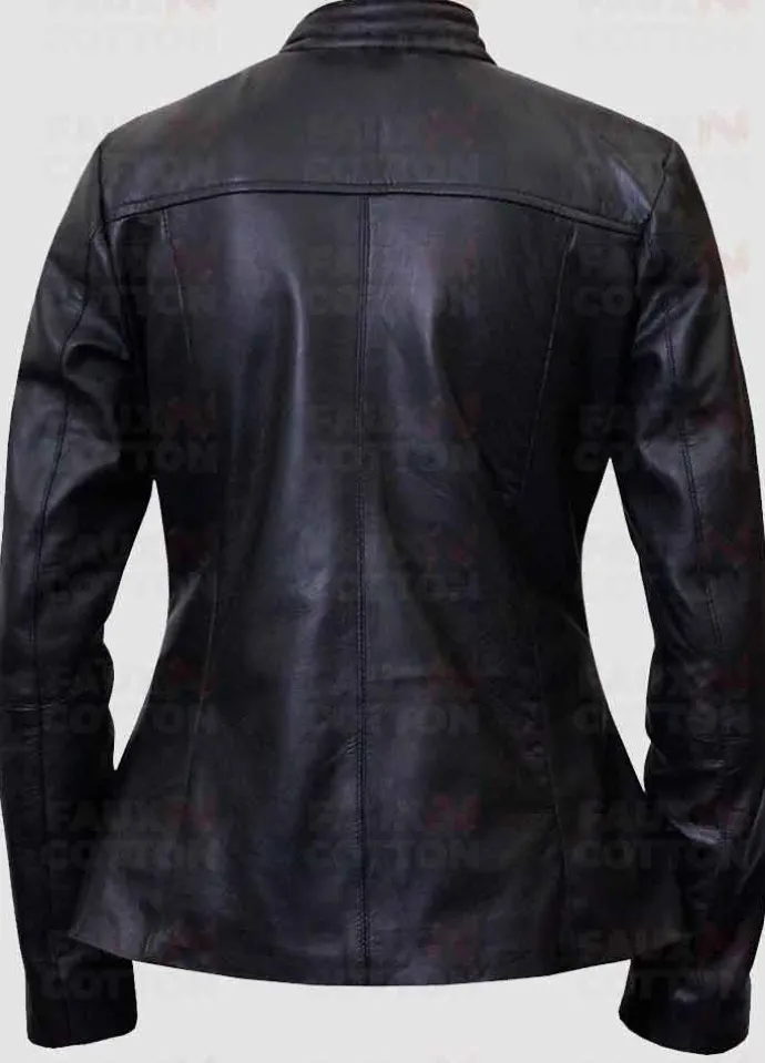 Power Lela Loren Leather Jacket