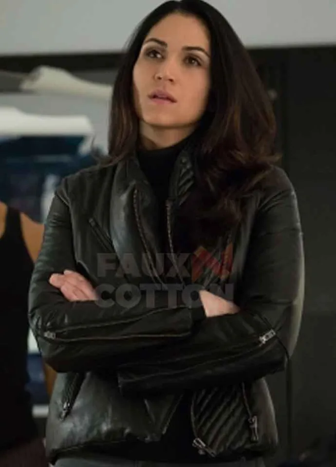 Power Lela Loren Leather Jacket