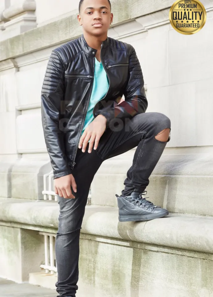 Power Michael Rainey Jr Black Leather Jacket
