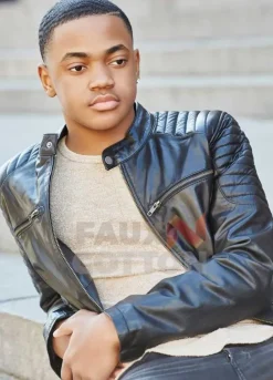 Power Michael Rainey Jr Black Leather Jacket