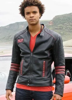 POWER RANGERS RPM SCOTT TRUMAN BLACK JACKET