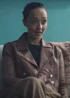 Presumed Innocent Barbara Sabich (Ruth Negga) Brown Leather Jacket