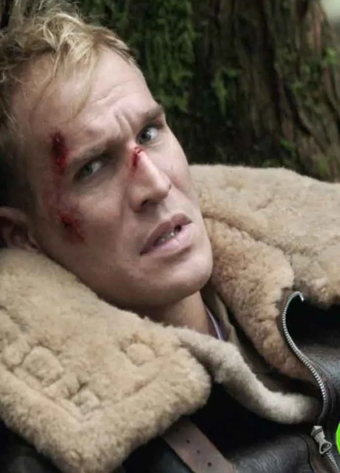 PROJECT BLUE BOOK SEASON 2 (ALEX) WILLEM VAN DER VEGT BLACK LEATHER JACKET