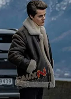 Ragnarok (Fjor Jutul) Herman Tømmeraas Brown Leather Jacket