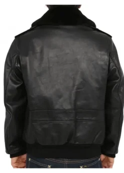 RAPPER DRAKE BOMBER BLACK LEATHER JACKET