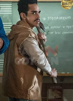 Ray Santiago Ash Vs Evil Dead Pablo Simon Bolivar Brown Vest